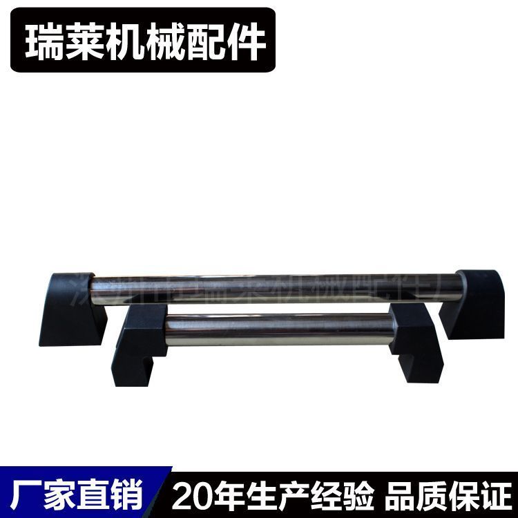 瑞萊機械配件廠生產(chǎn)不銹鋼管鋁座圓形 方頭拉手