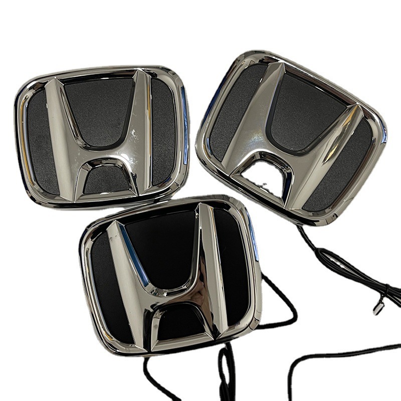 4D車標(biāo)燈適用于本田發(fā)光標(biāo)思域CRV HONDA尾燈LED燈冷光發(fā)光車標(biāo)燈