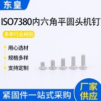 304不銹鋼半圓頭內(nèi)六角螺絲M3M4M5M6M8ISO7380內(nèi)六角平圓頭