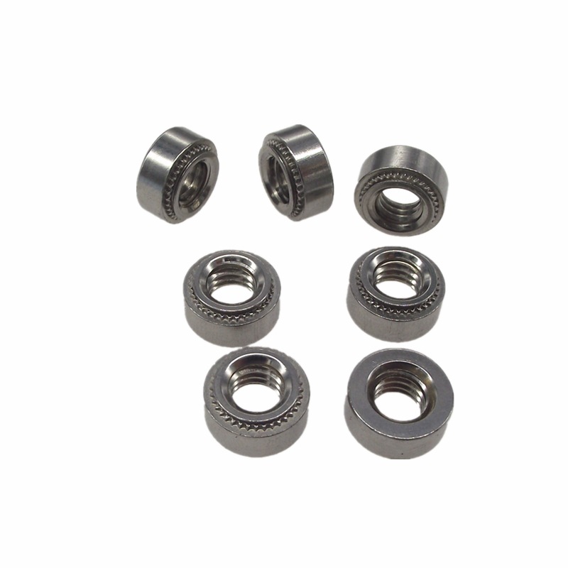 304不銹鋼花齒螺母CLS壓鉚螺母壓緊螺母壓板螺帽批發(fā)