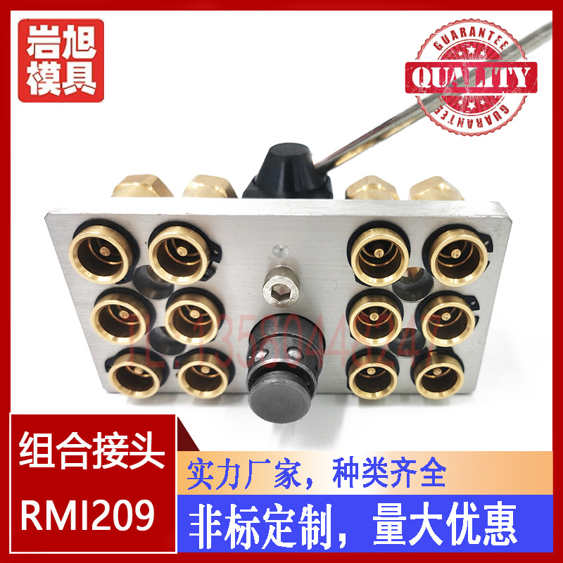現(xiàn)貨供應(yīng)史陶比爾組合接頭RMI209.12.1810/JV 非標(biāo)定制快速接頭