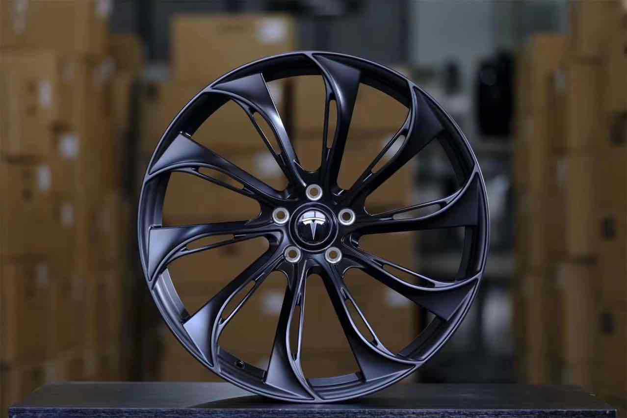 適用于18 19 20 21寸特斯拉Model 3鍛造輪轂Model s改裝Model x