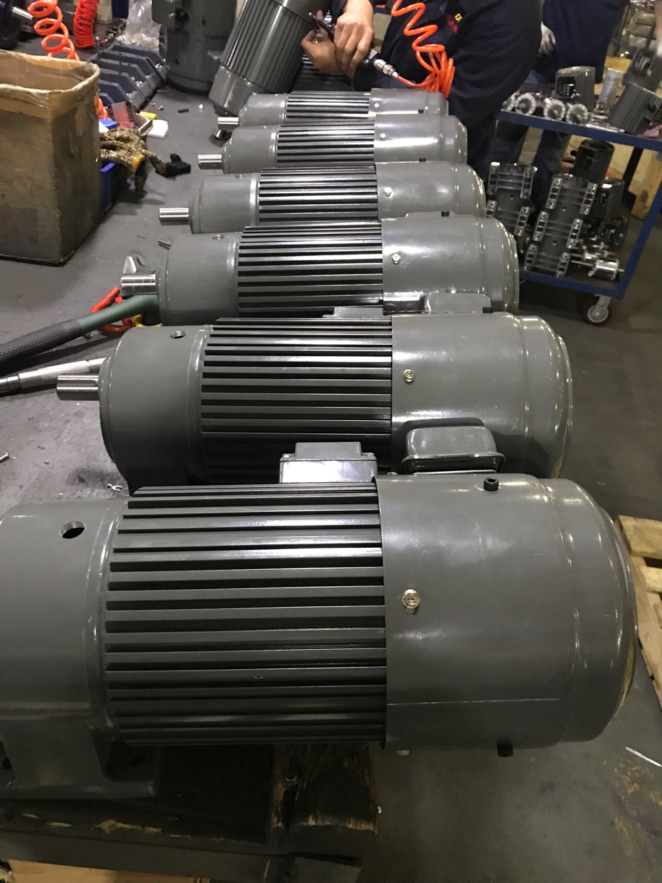 噴容布附機收卷減速機帶變頻CH-750W-1/25