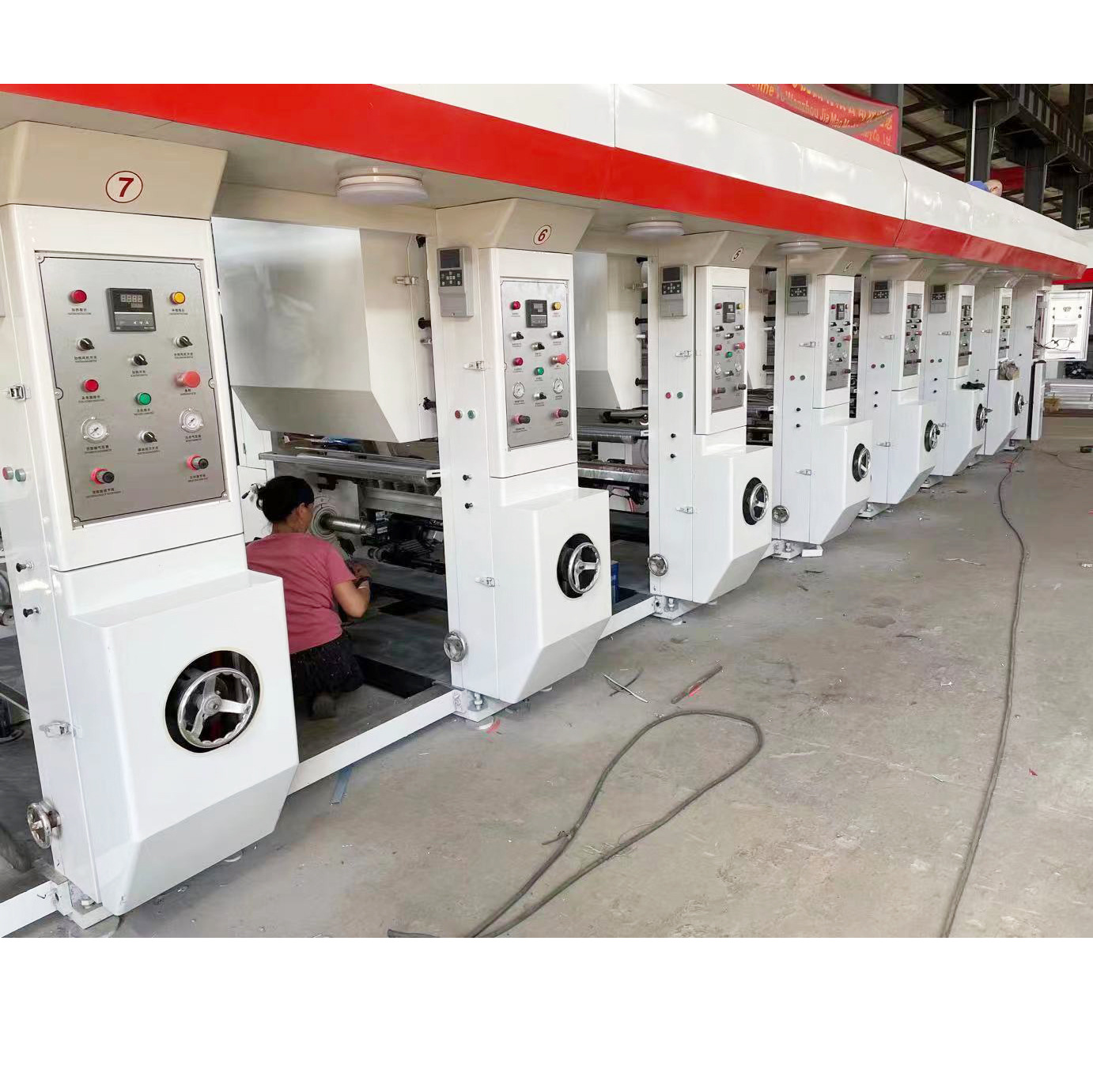 供應(yīng)中高速電腦彩色塑料薄膜印刷機 電腦套色塑料印刷機