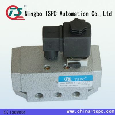 電磁閥滑柱式K25DH-8二位五通氣動(dòng)換向閥2分G1/4