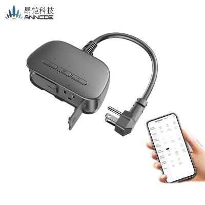 新款美規(guī)wifi智能插座戶外防水插座涂鴉日規(guī)定時開關(guān)插座按鍵分控