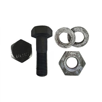 銘澳 10.9級(jí)鋼結(jié)構(gòu)扭剪大六角螺絲 m20鋼構(gòu)高強(qiáng)螺栓