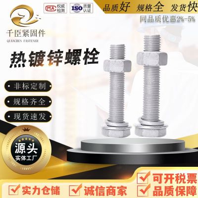 供應(yīng) 熱鍍鋅螺栓 熱浸鋅螺絲 光伏螺栓 電力 鉆孔螺栓 六角頭螺栓