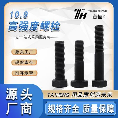 12.9級高強度螺栓六角頭螺栓廠家8.810.9高強螺母35CrMoA螺母批發(fā)