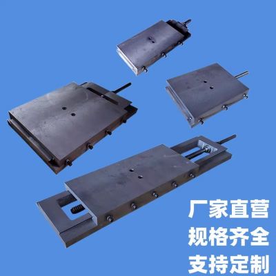 鑄鐵燕尾槽有桿絲桿滑臺手搖機床工作臺一字單向拖板滑軌導(dǎo)軌軸承