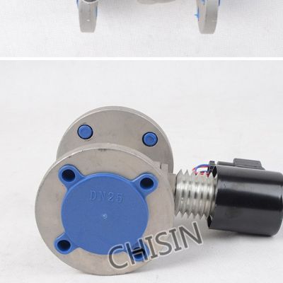 ZCG蒸汽法蘭電磁閥304不銹鋼高溫250度CHISIN上海一方自控閥門溫