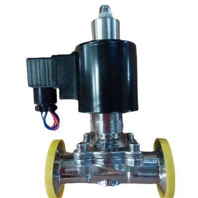 CES衛(wèi)生級快裝電磁閥304不銹鋼進水閥出水閥電磁隔膜閥