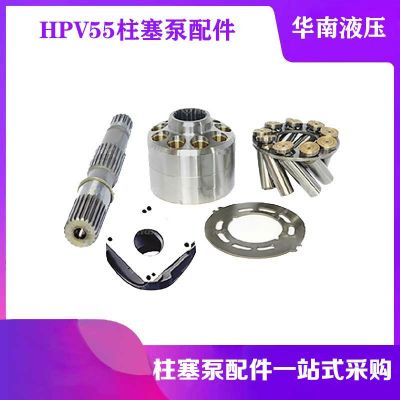 林德液壓馬達液壓泵 HPV55-02 缸體泵膽配流盤九孔傳動軸維修備件