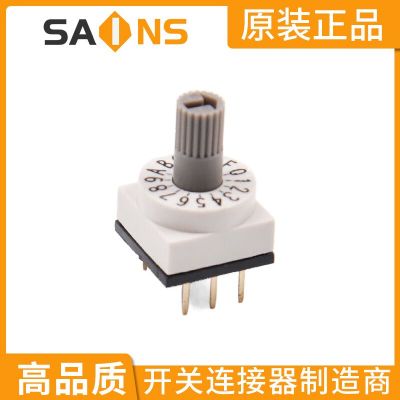 16P 編碼開關(guān) 旋轉(zhuǎn)編碼開關(guān) 10*10 插件 耐高溫