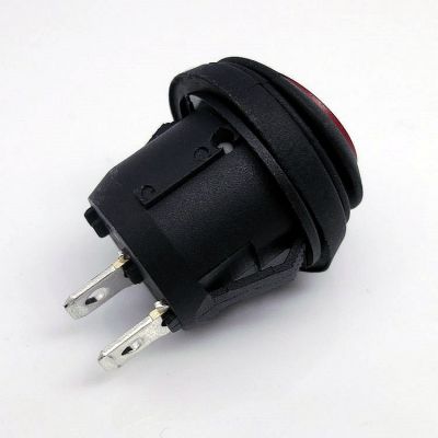 高品質(zhì)船型開關(guān)大電流兩檔4腳25*30.5 防水帶認(rèn)證 可焊線圓形開關(guān)