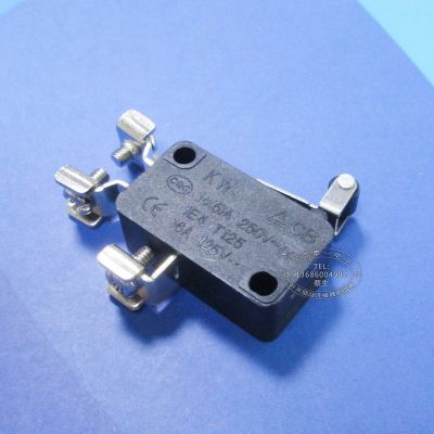 三腳帶螺絲銀點大電流行程開關 帶滾輪輕力度水壓微動開關KW7-6