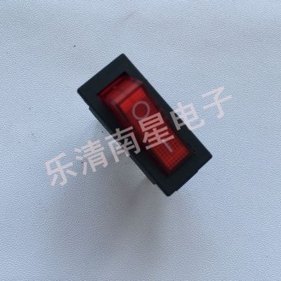 船型開關(guān)、蹺板開關(guān) KCD3系列帶燈 13mm*30mm 3腳3檔 15A250V