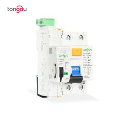 AC型 RCD 自復(fù)式漏電斷路器 6KA 18MM 1P+N 遙控自動(dòng)重合閘 外貿(mào)