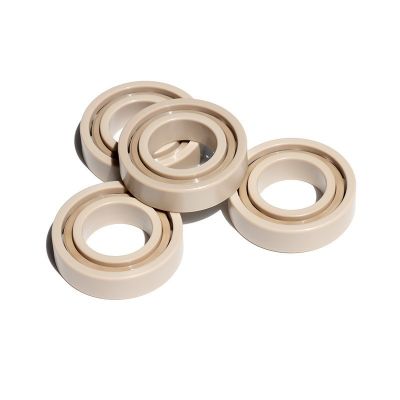 PEEK6308-6315系列塑料軸承 東莞供應(yīng)現(xiàn)貨耐酸堿絕緣高溫聚醚醚酮