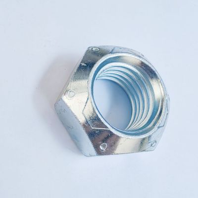 美制六角全金屬壓點(diǎn)鎖緊螺母 1寸8牙