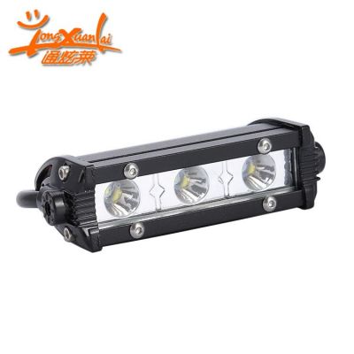 廠家批發(fā)汽車led射燈 改裝中網燈 9W小單排 LED長條燈 聚光燈