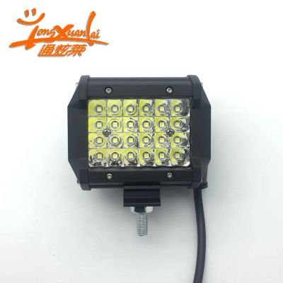 廠家批發(fā)改裝工作燈 72W聚光長條燈 led越野車射燈