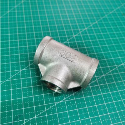 廠家直銷開票熱風爐系統(tǒng)不銹鋼鍛造管件S304 316內(nèi)絲三通DN20