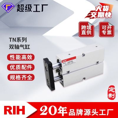 RIH瑞亨 TN導桿氣缸 亞德客型雙作用型雙軸雙桿 氣動氣缸非標定制