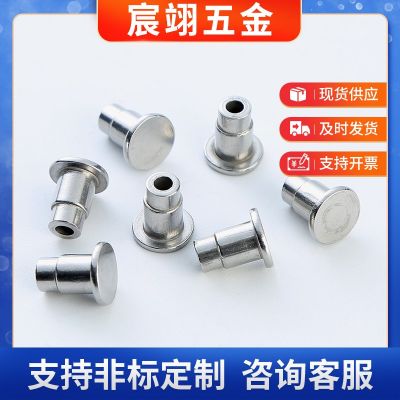 【批發(fā)】5*5-5*50 304不銹鋼實心扁圓頭臺階鉚釘連接件不銹鋼鉚釘