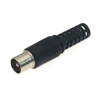 TV公接頭9.5mm插頭 RF公頭 免焊有線閉路電視天線同軸線竹節(jié)插頭