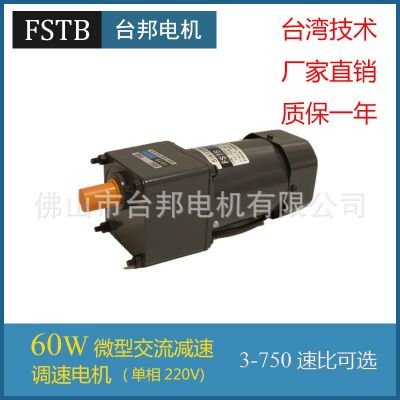 廠家直銷FSTB佛山臺邦交流220V 60W調(diào)速電機(jī)馬達(dá)5IK60RGN-CF/5GN