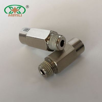 立式銅芯外螺紋單向閥機(jī)械手臂內(nèi)外牙止回閥氣動(dòng)元件1/2/3/4分