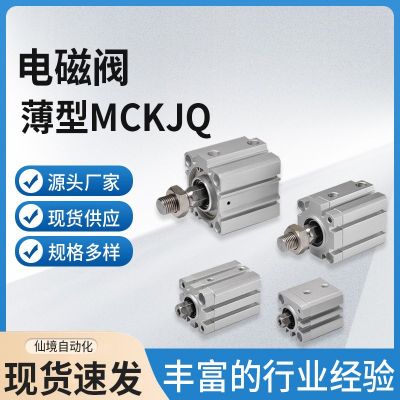 不旋轉(zhuǎn)氣壓缸薄型治具活塞桿采用六角軸心復(fù)動(dòng)型耐腐蝕氣壓缸批發(fā)