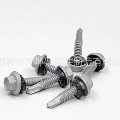 六角頭鉆尾絲 耐酸耐堿防腐蝕鉆尾絲 熱鍍鋅六角頭鉆尾絲