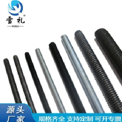 雪禮鍍鋅全扣絲 國標(biāo)1米 2米 3米絲杠 梯形扣全牙