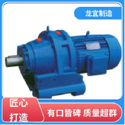 龍宜制造 皮帶擺線針輪減速機(jī) 體積小 重量輕 輕工業(yè)適用