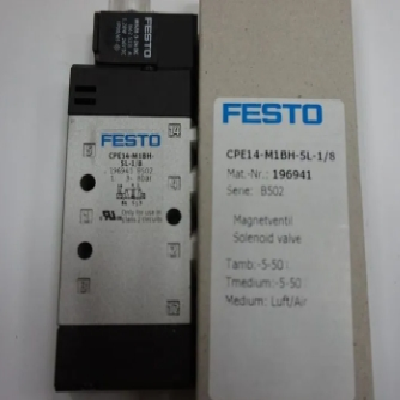 FESTO 費(fèi)斯托 163142 電磁閥 CPE18-M1H-5L-1/4 原裝現(xiàn)貨
