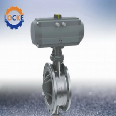 德國(guó)洛克 進(jìn)口氣動(dòng)蝶閥 周邊帶凸耳設(shè)計(jì)成帶螺孔單法蘭結(jié)構(gòu)