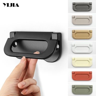 免打孔柜門抽屜暗拉手現(xiàn)代簡約平板隱形拉手歐式櫥柜衣柜門把手