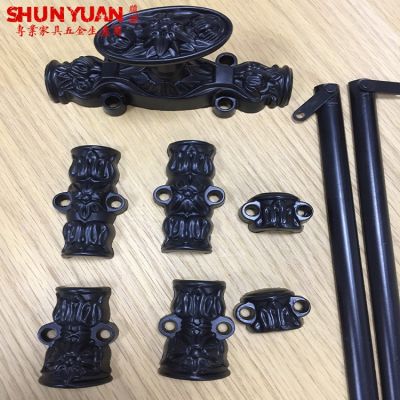 廠家供應歐式仿古家具復古大號天地鎖刻花拉手仿古鎖櫥柜鎖長桿鎖