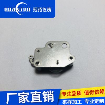 A7青島冠拓儀表廠家直銷Y40壓力表機(jī)芯不銹鋼儀表配件壓力表16牙