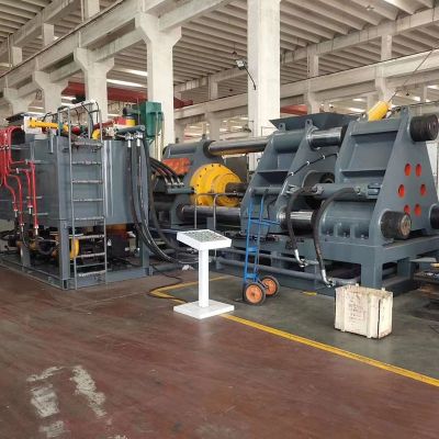 1250噸全自動(dòng)破碎料打塊機(jī) 鐵屑、鋼屑打餅機(jī) 有效增加廢鋼用量