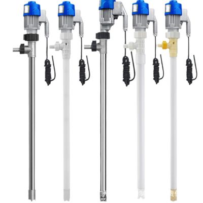 手提式電動(dòng)抽油泵 不銹鋼螺旋式手提泵 高粘稠樹脂蜂蜜油桶泵