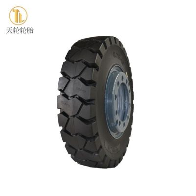 合力杭叉大連5/6/7噸叉車實心輪胎8.25-15減震耐磨實心輪胎