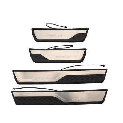 本CRV思域URV雅閣XRV凌派飛度HRV型格冠道田改裝LED燈門檻條踏板