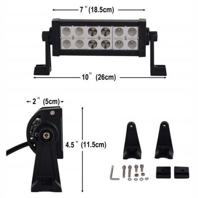 定制廠家直銷汽車大燈貨車長條射燈中網(wǎng)改裝越野車頂遠近LED