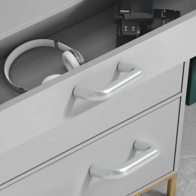 金瑞家直銷太空鋁合金拉手櫥柜衣柜門簡約拉手氧化鋁抽屜把手批發(fā)