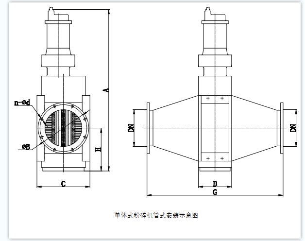 污泥切割機內(nèi)部結(jié)構(gòu)圖