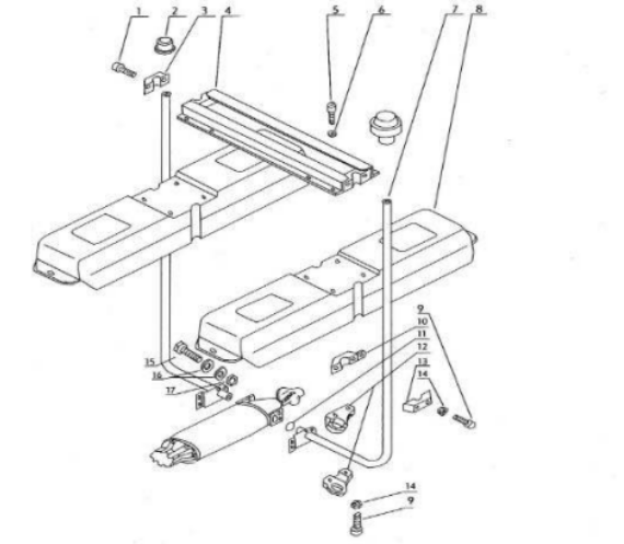 推流曝氣機(jī)參數(shù).安裝示意圖001