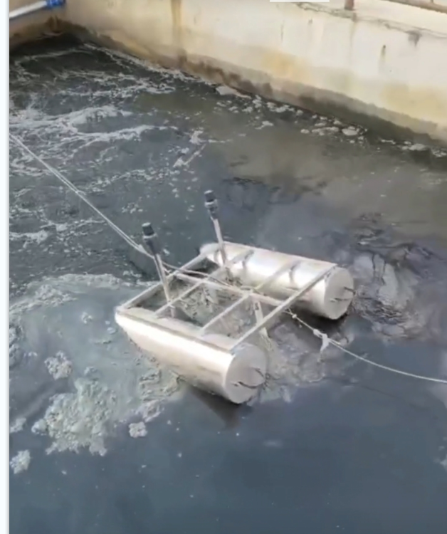 推流曝氣機北京現場工作圖片09